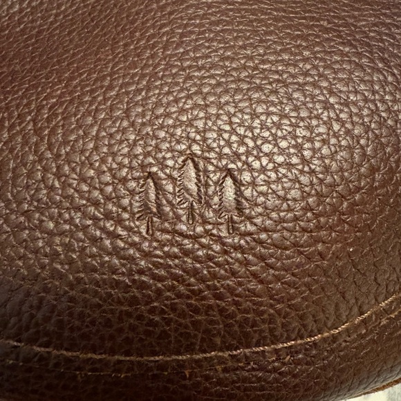 Elegant Brown Leather Women's Bag - Picture 6 of 11